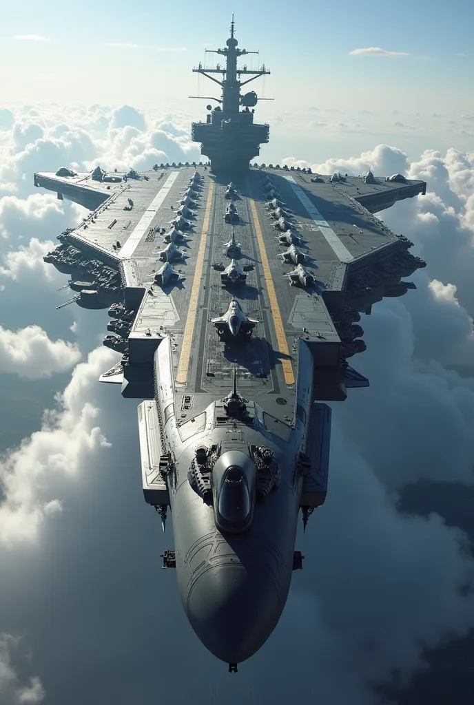 Helicarrier A huge aircraft carrier in the sky 