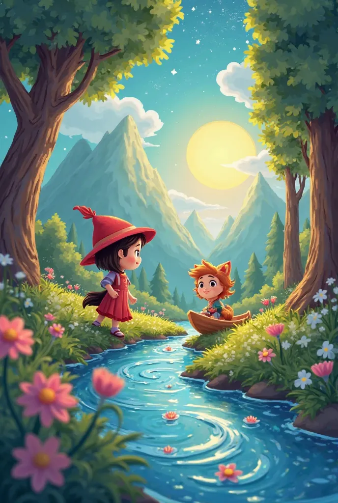 **Title:** *The Adventures of Luna and Leo: The Magical Forest*

**Genre:** s Cartoon

**Duration:** 10-12 minutes

---

**[Opening Scene: Bright and cheerful music plays. The screen shows a colorful animated world with a sunny sky, fluffy clouds, and a ma...