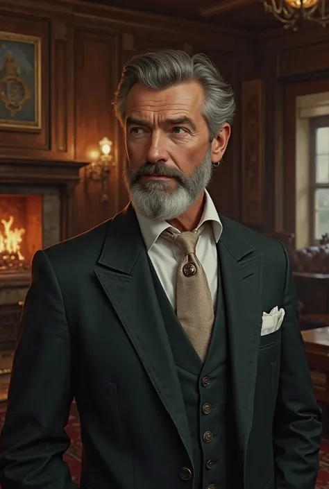 Elegant 50-year-old Irish gentleman