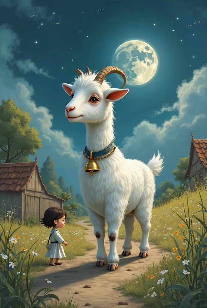 "Oka's last journey" (In five parts)

Part 1: The Playful Goat of the Village

Once upon a time, there lived a beautiful white goat in a small village, named Oka. Oka was everyone's favorite, especially the ren. Whenever he went out into the street, the so...