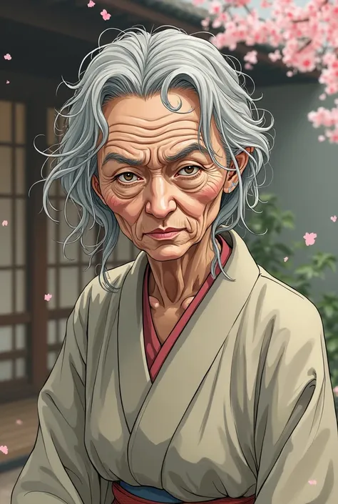 old anime woman