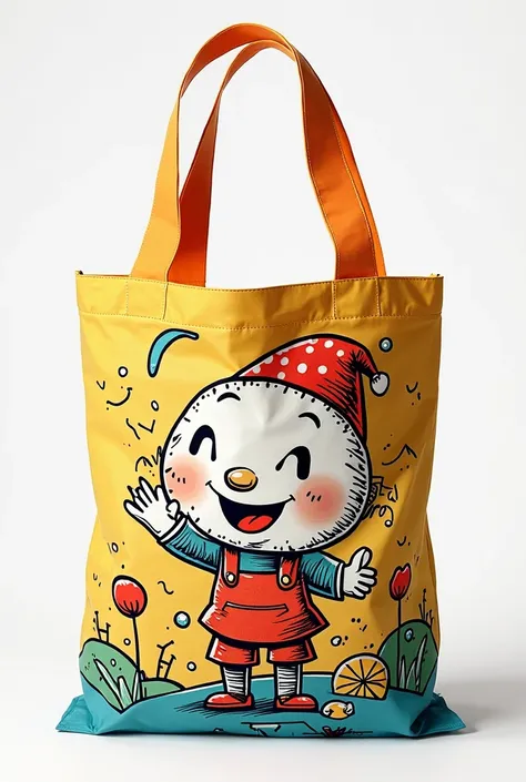 Something creative carry bag illustration for amul brand