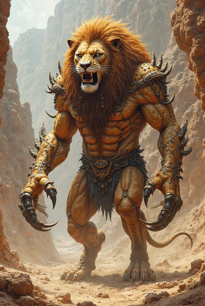 Scorpion and lion fusion hybrid