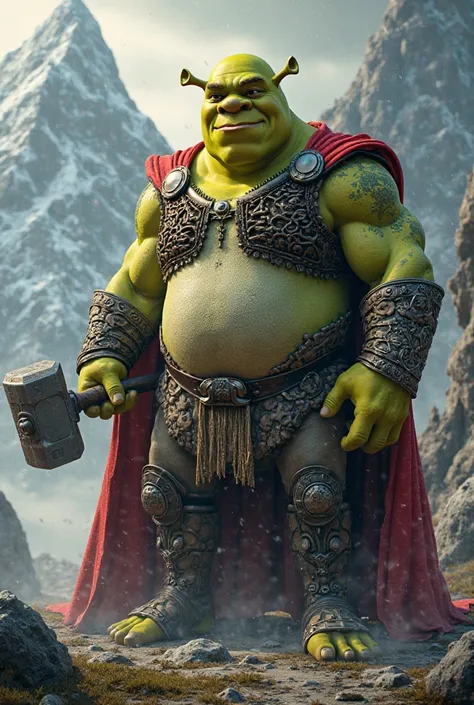 Shrek als Thor