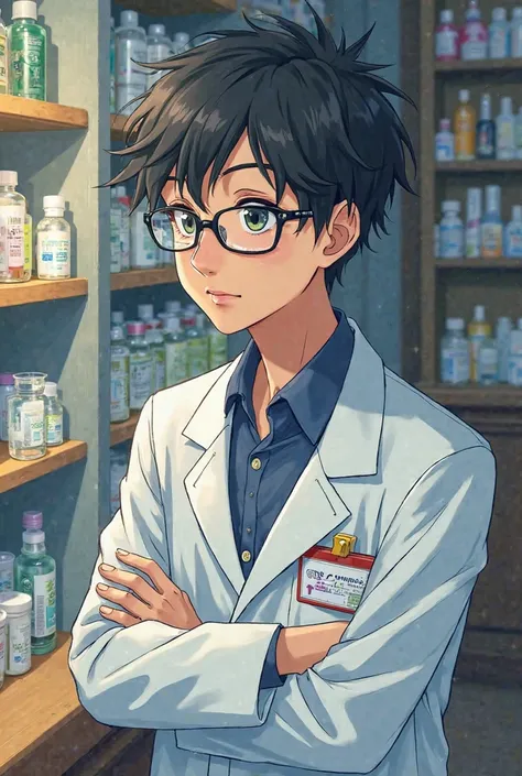 anime-style pharmacist monologue 