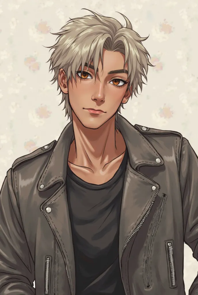 1. noah (alfa):
noah tem uma aparência suave e amigável, with a relaxed posture that reflects his caring and protective personality. His hair is soft in tone, like a light brown or soft blonde,  a little messy , giving a touch of clumsy.  He has large and ...