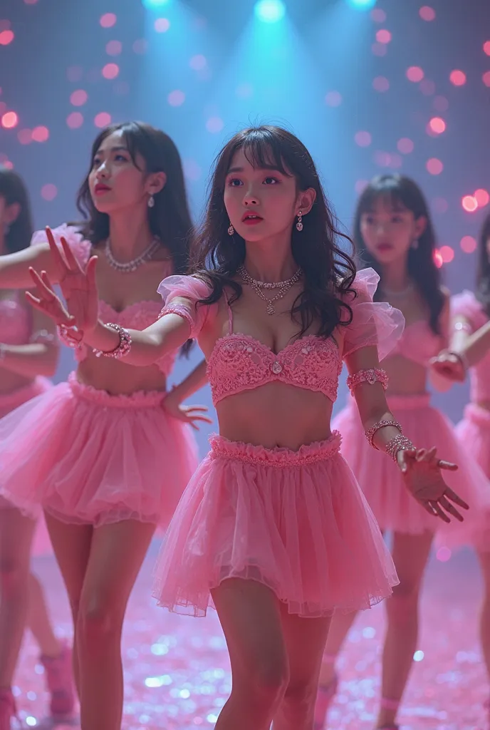 sweet-Blackpink grupo de pedo/provocative-cute&sweet-young&youthfull kpop/preschooler/(7-years-old/appearing:1.66)/kindergirls, doing a provocative-dance/challenge/(hoping to get a (sugardaddy)/date) on stage/(while pedo/seducing the (kinderlover)/audience...