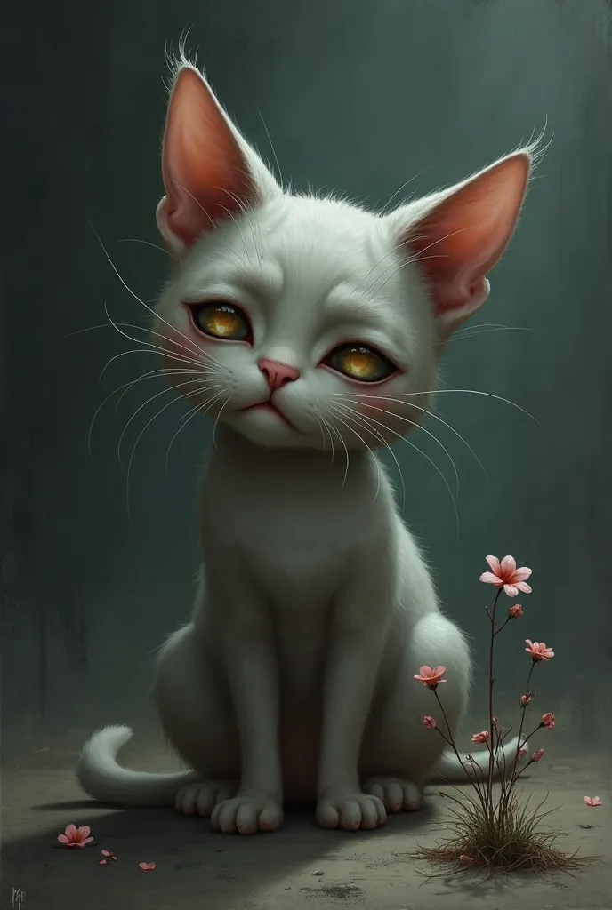 Create a sad cat based on a video