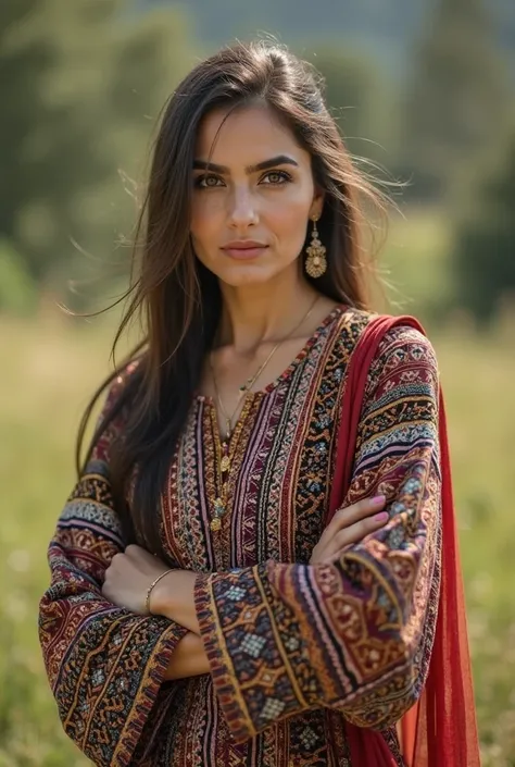 

Prompt (for searching real images):
"A confident and determined Kurdish woman wearing traditional clothing, standing in a natural outdoor setting. She represents self-growth and the concept of competing with oneself rather than others in business and lif...