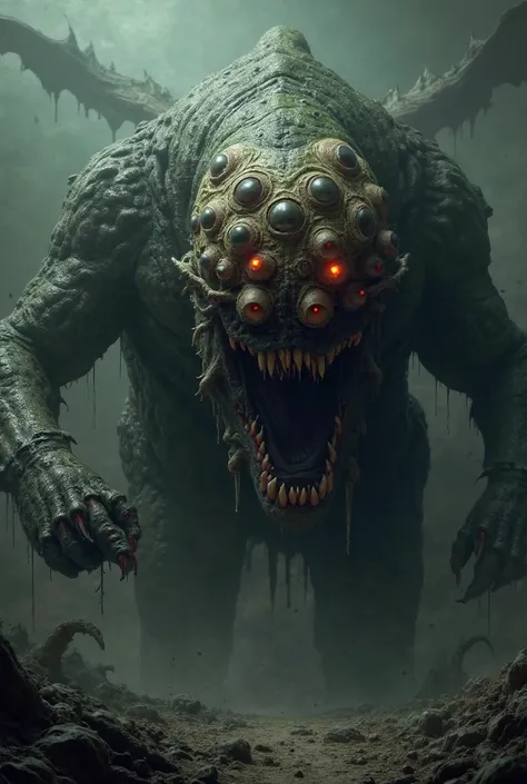 Monster with 10 eyes