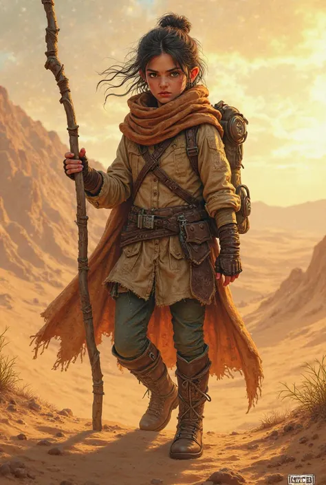 Halfling female desert ranger