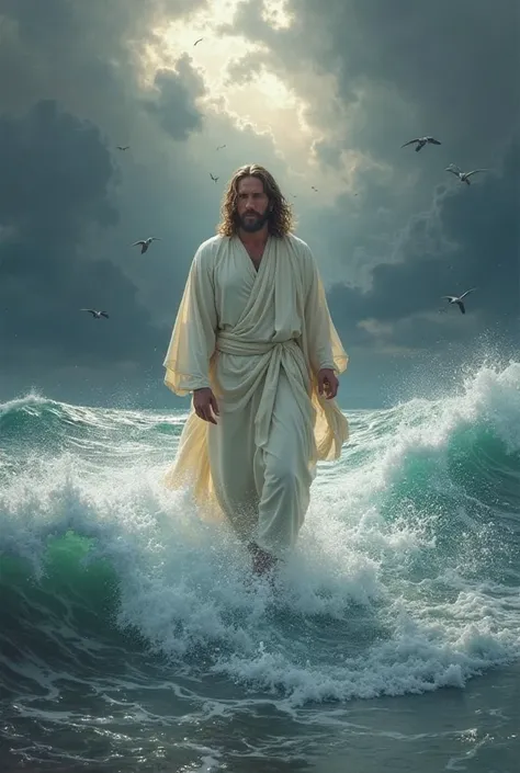 Jesus walking on water 