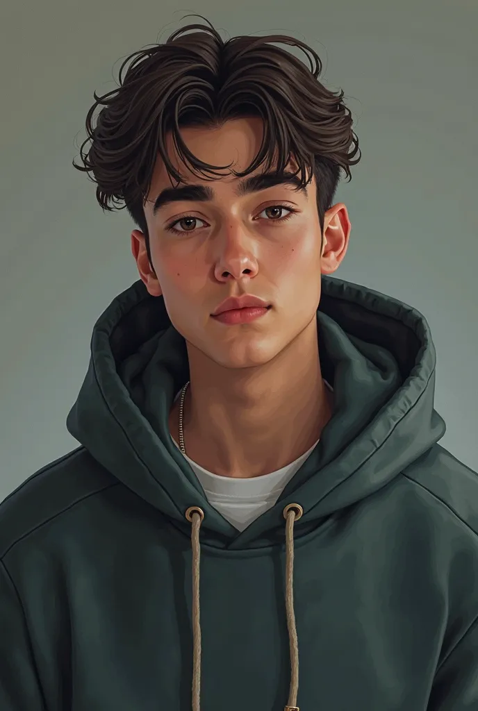 there is a man in a hoodie posing for a picture, a picture by Jack C. Mancino, tumblr, realism, john jude palencar, 18 years old, with accurate face, ayan nag, casual pose, profile picture 1024px, 1 , twink, andro, ramil sunga, from 8 k matte