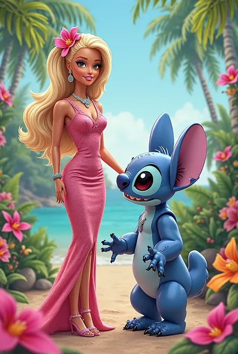 Barbie collaboration with Stich 