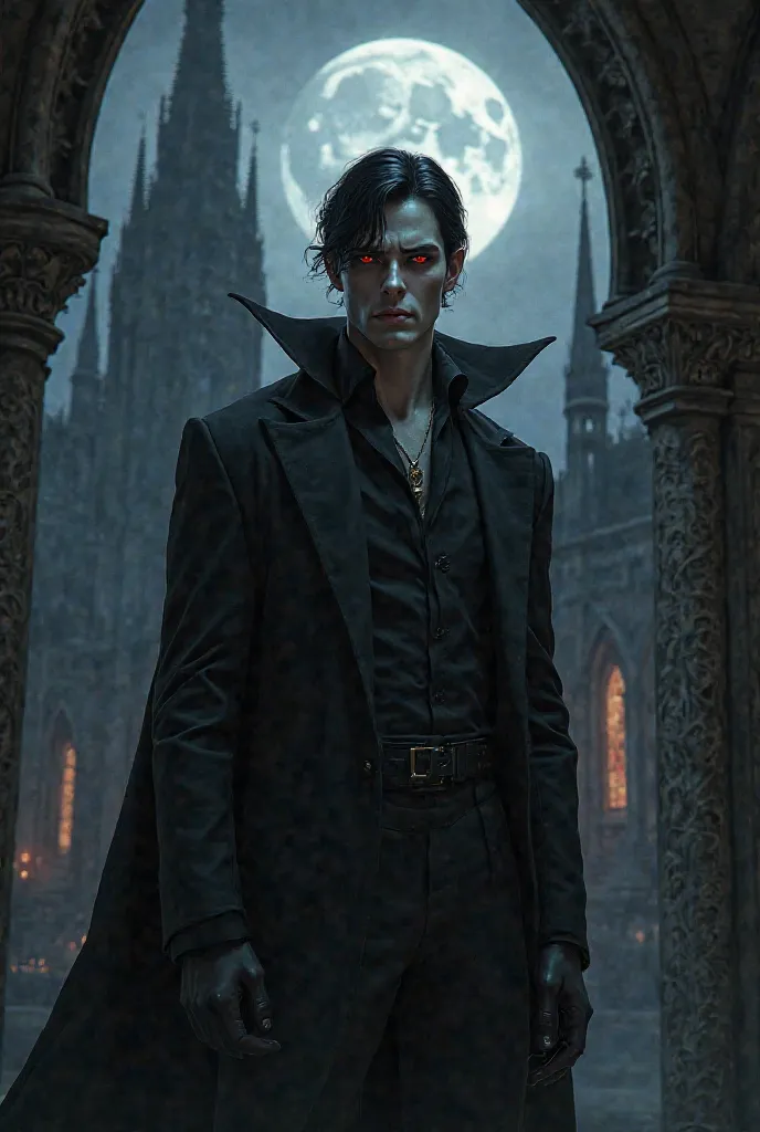 Vampire male character 