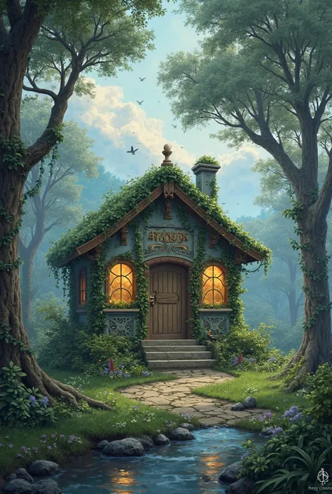 Create an image of what the Hypnos god's cottage in Percy Jackson would look like