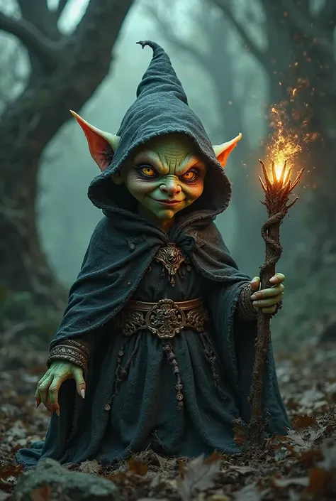 Bad gnome like Maleficent the Witch 