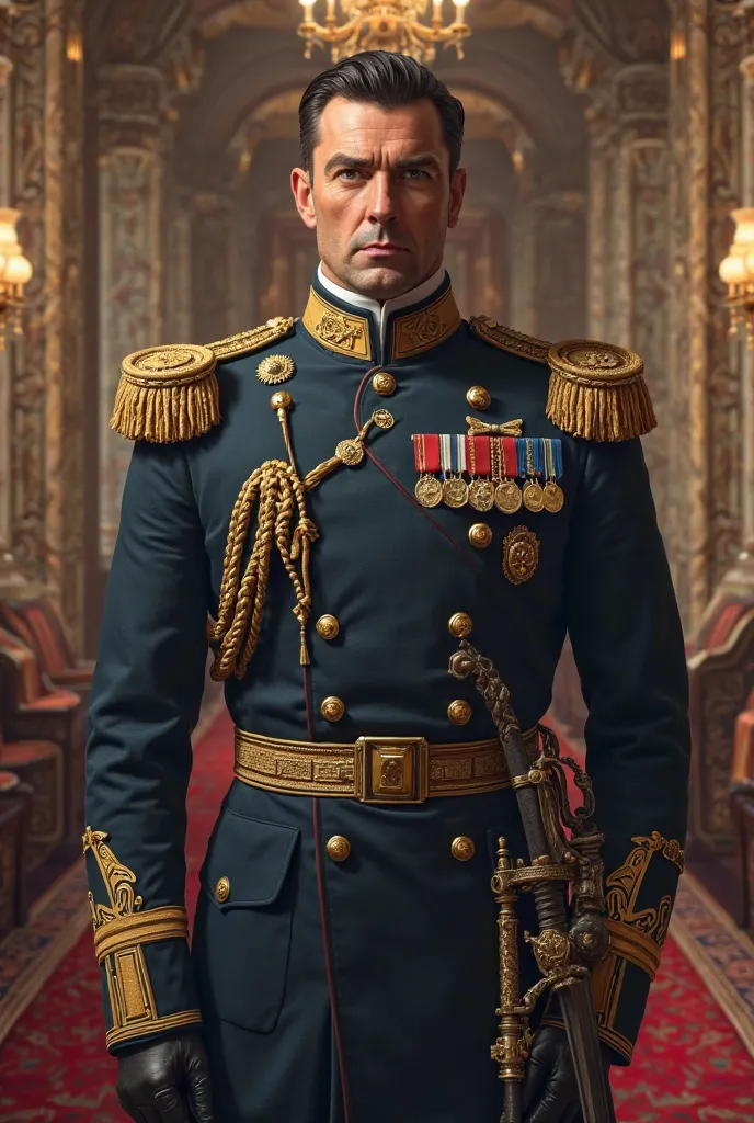 Create a picture of a French naval officer