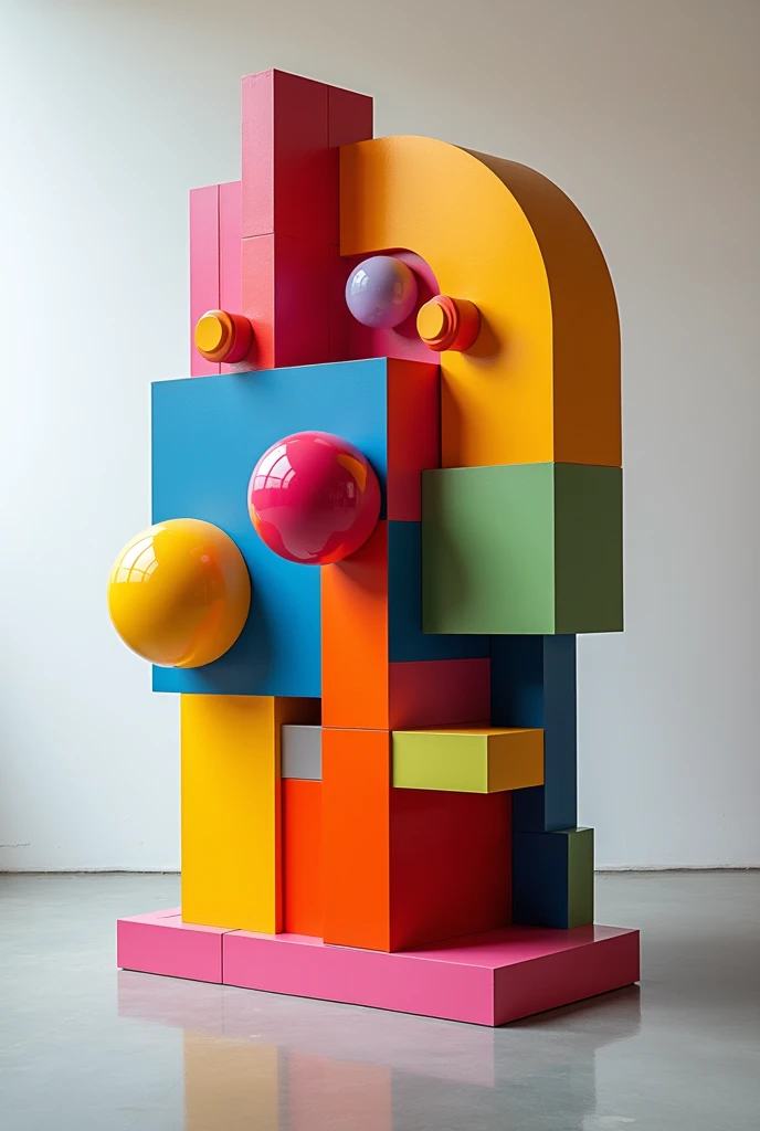 Create a sculpture about pop art by Richard Hamilton