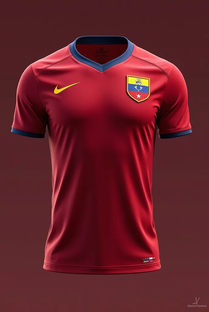 Venezuela football shirt color vinotinto 