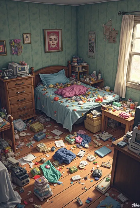 This looks like my room after a weekend without cleaning