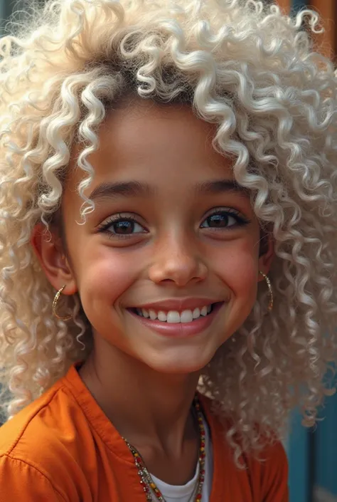 A white, curly-haired Venezuelan ager 