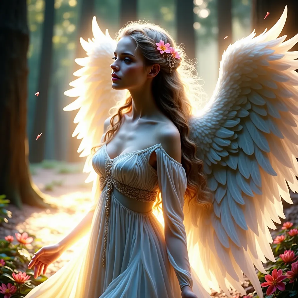 female angel
In the woods
enchantment
mystical
beauty