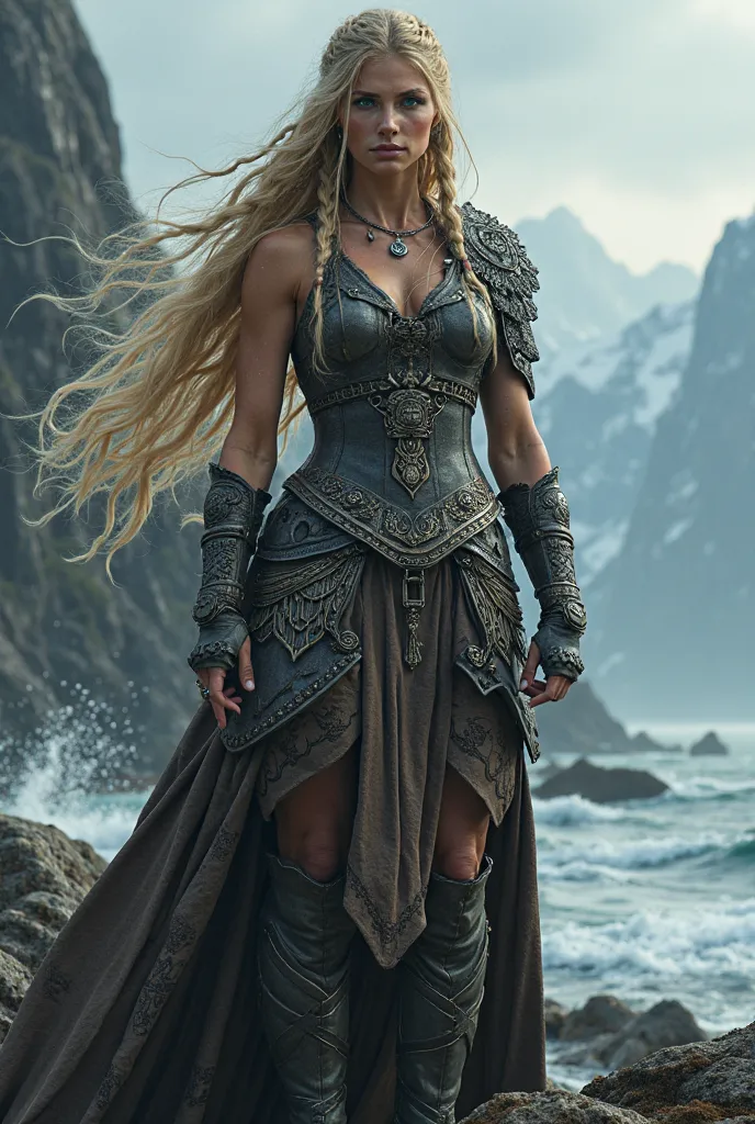 a beautiful viking woman 