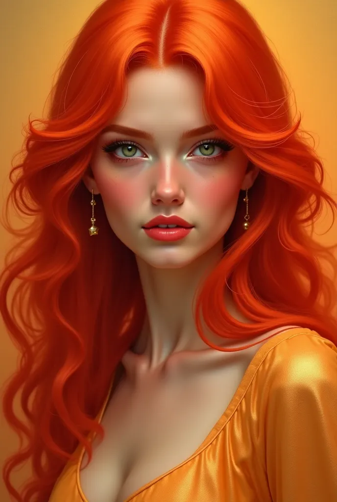  A beautiful red-haired woman