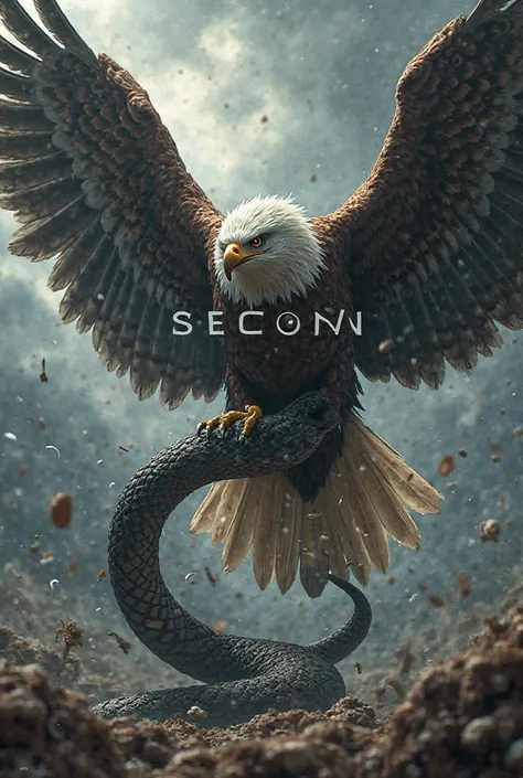 Eagle with a snake written “SECOM”