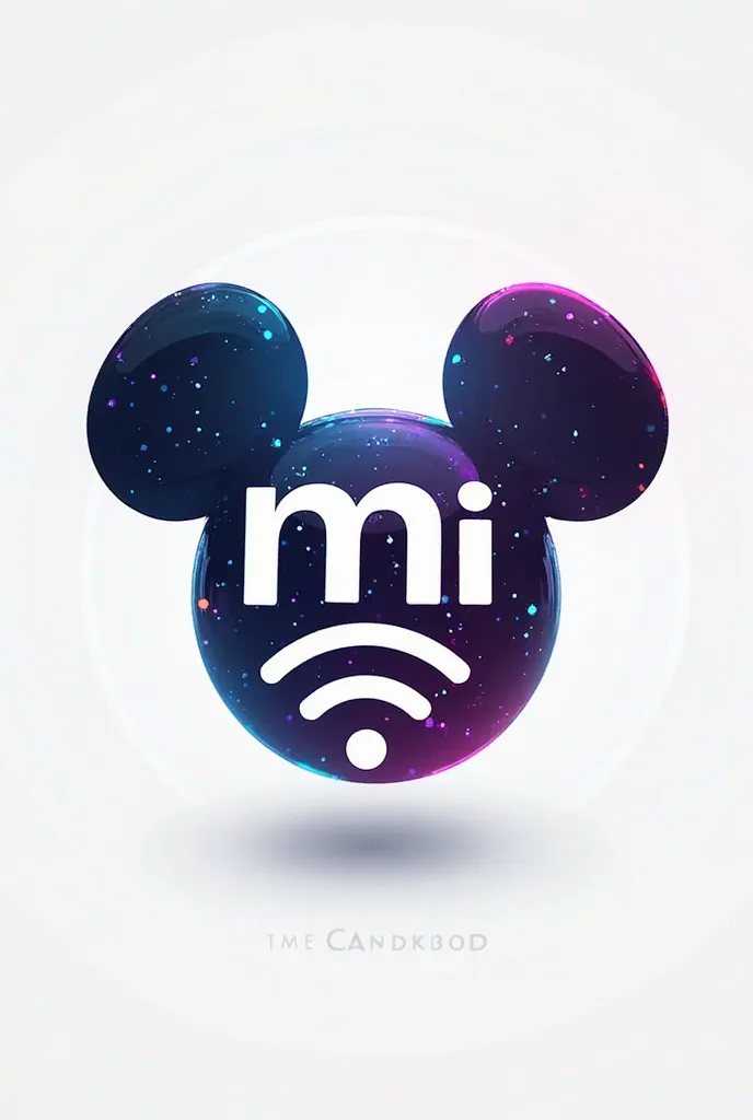  logo and commercial advertising brand with the name of: (""Mickey Wifi"") with the image of the name of: 
(""Mickey Wifi"")