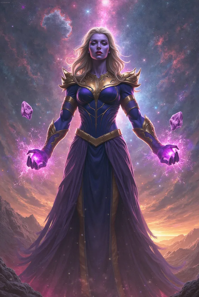 Create an image of Thanos female version