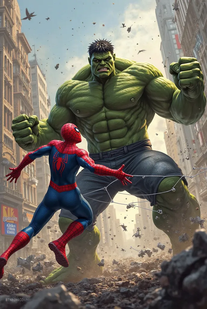 Do The Hulk Beating Spider-Man