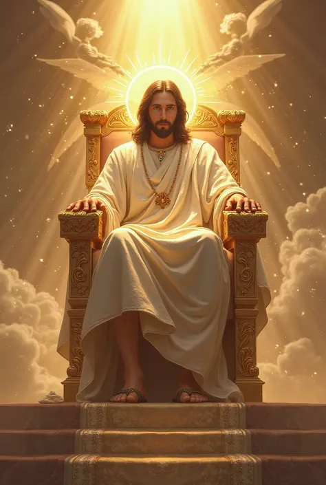 Jesus on the throne