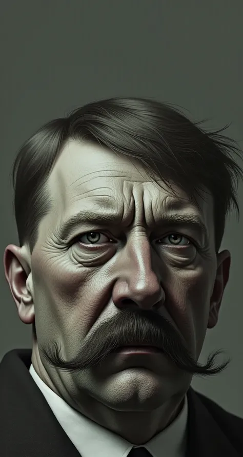 Add a moustache like Adolf Hitler's to this image 