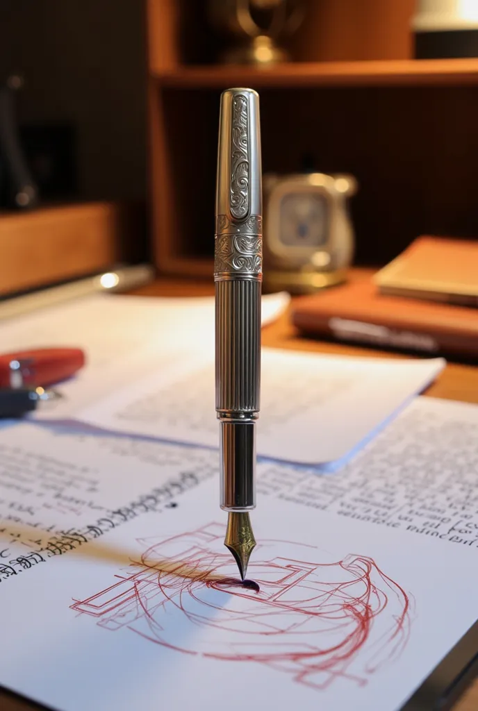 fountain pen, custom742, notes