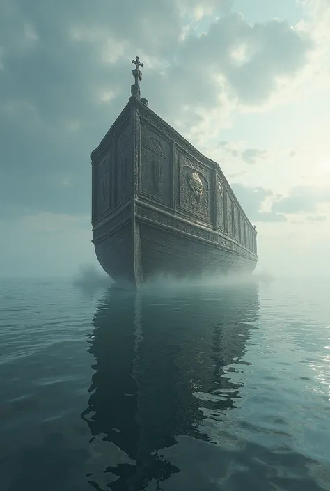 And the ark in the middle of the water