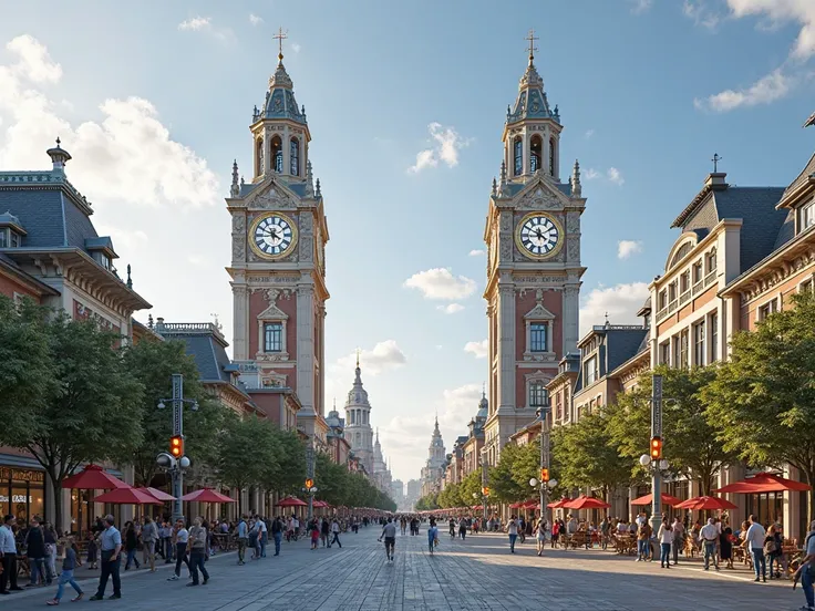 Clock towers in the community area