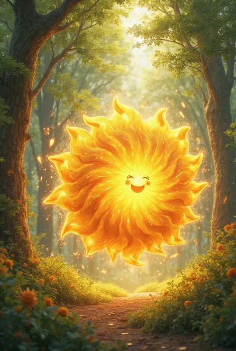 Yellow Günel (sun)** - Cheerful and energetic, is the joy of the forest.