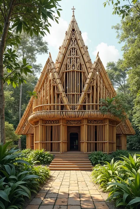 old parliment of sri lanka made with bamboo sticks
