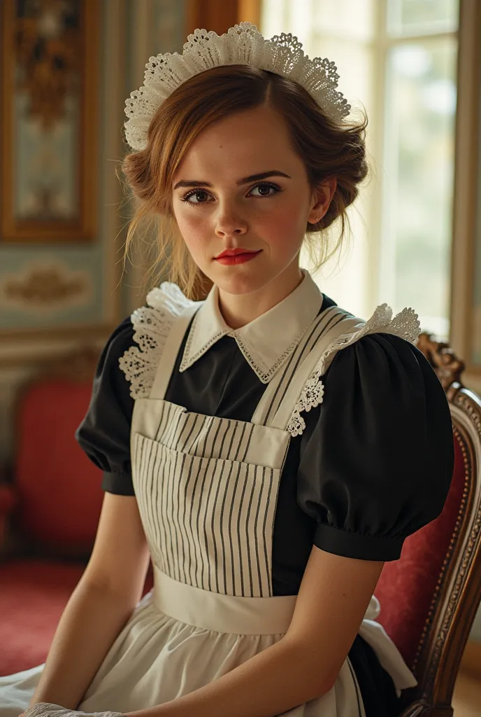 Emma Watson as a French Maid 