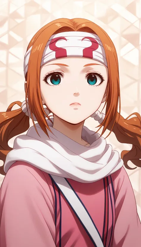 (((((emotionless))))) ((((empty eyes)))) super detail, high details, high quality, best quality, highres, 1080P, 8k, 16k very accurate clothing sharp gaze score_9, score_8_up, score_7_up, ((headband on forehead)) detailed clothing beautiful girl , (((pink ...