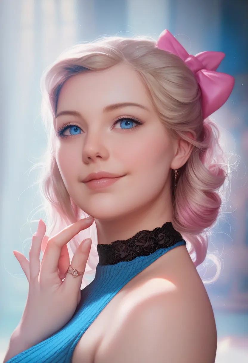 score_9, score_8_up, score_7_up, score_6_up, score_5_up, score_4_up, 1girl, anime, solo, beautiful, cute, kawaii, detailed, photorealistic, realistic, highly detailed, intricate details, elegant, soft, delicate, blonde hair, blue eyes, heartwarming express...