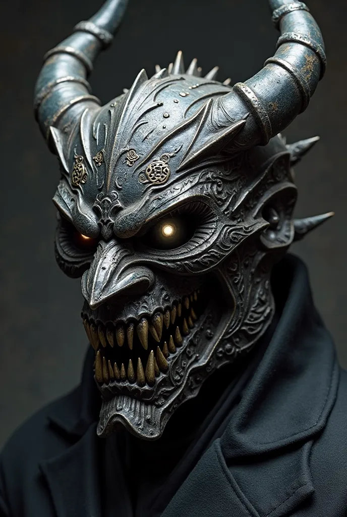 A fighter mask referring to the demon Astaroth 