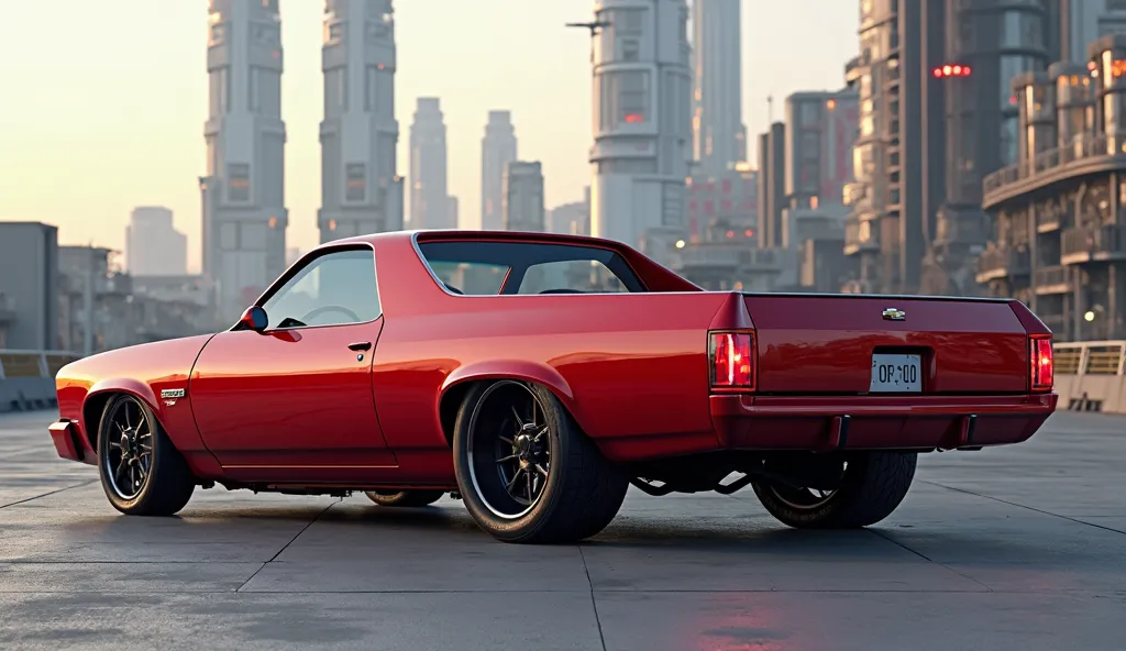 2025 Chevrolet el camion color red back side 