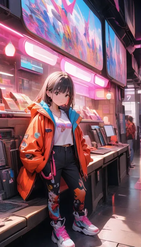  absurd, Hi-Res,  ultra detailed , (1 girl:1.3),
break
,  digital sculpture with Gundam,  3d modeling, computer-generated forms,  Virtual Art , Cutting-edge technology, Innovative Designs, Futuristic Artwork
break
,  Psychedelic Art, Vivid Colors,  Swirl p...