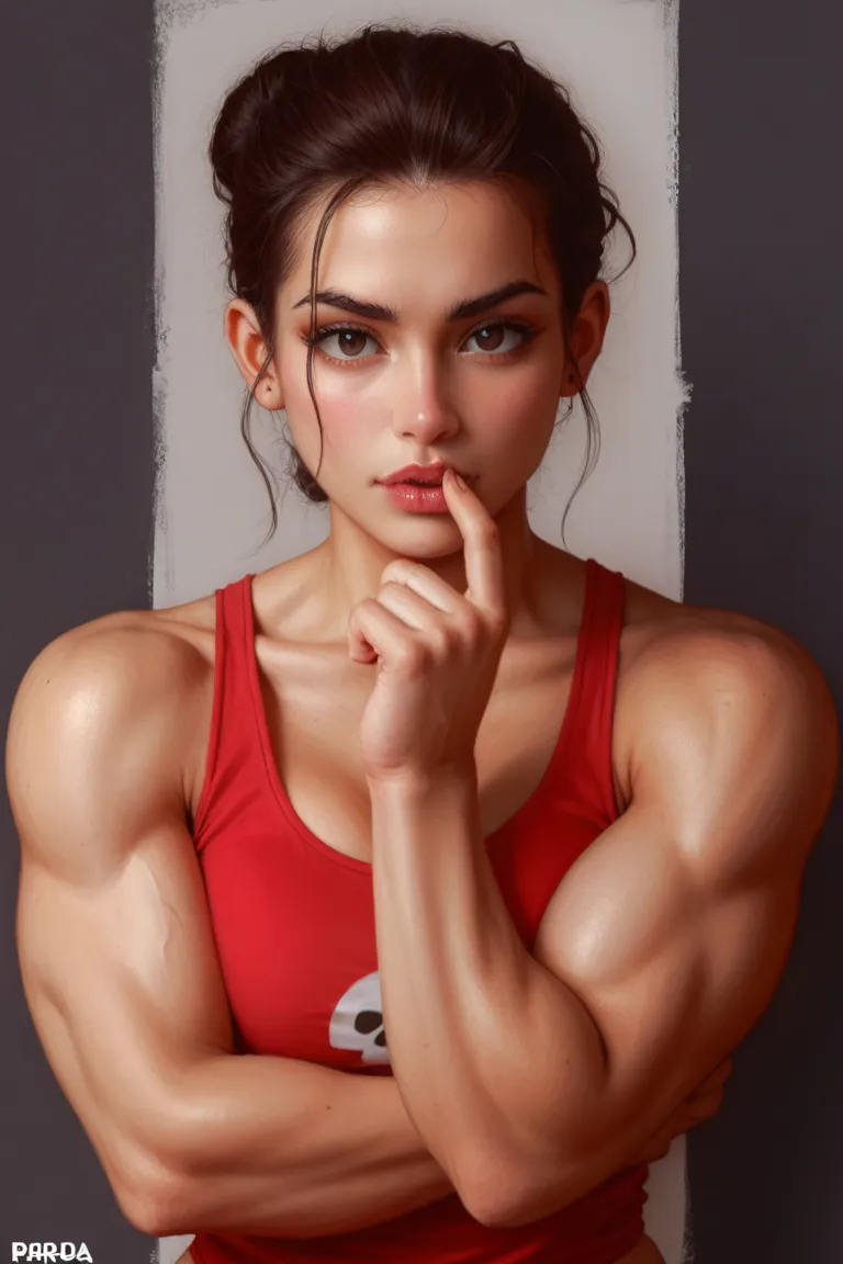 Detailed personagem do jogo brawl stars, Realistic,  expressive face ,  stylized hair , heroic pose,  muscular body,  2D Digital Painting, VERY HIGH RESOLUTION, video game concept art, 8k, HDR, foto cartoon