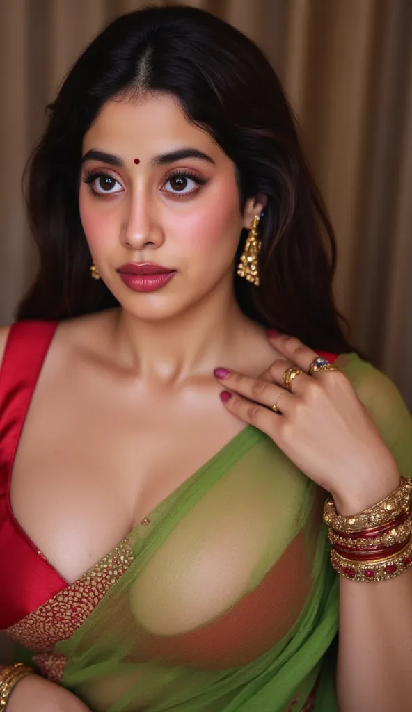 Create a beautiful girl who will be filled with lust red gold for everything. For sex, the girl will be a village girl. Feelings come when you see it.The girl is a girl from Indian Calcutta 
The girl's breasts can be seen and Saeed is 38
With one hand she ...