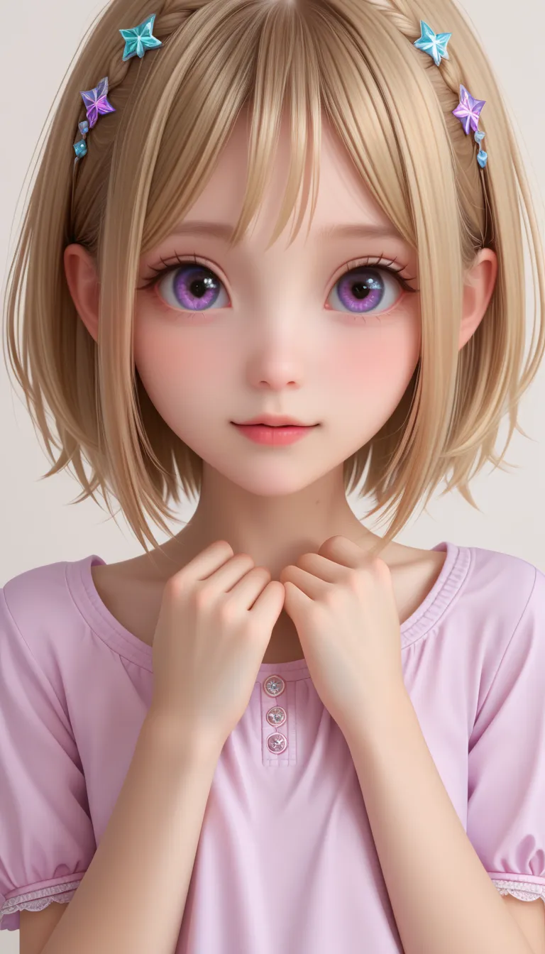 (highest resolution:1.5), (best quality:1.5), (Very detailed texture:1.5), (clarity:1.5), correct and accurate human anatomy, (cute girl, petite build, short stature), perfect face and eyes, precise background