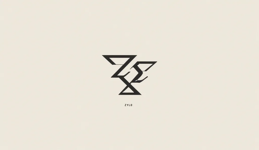 a clothing brand called Zylo, logo, minimalist and modern that is eye-catching and easy to remember and in small letters go the letters CHLY